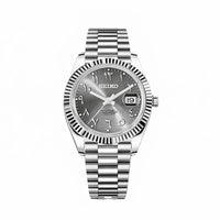 Seiko Datejust Gray Arabic Dial