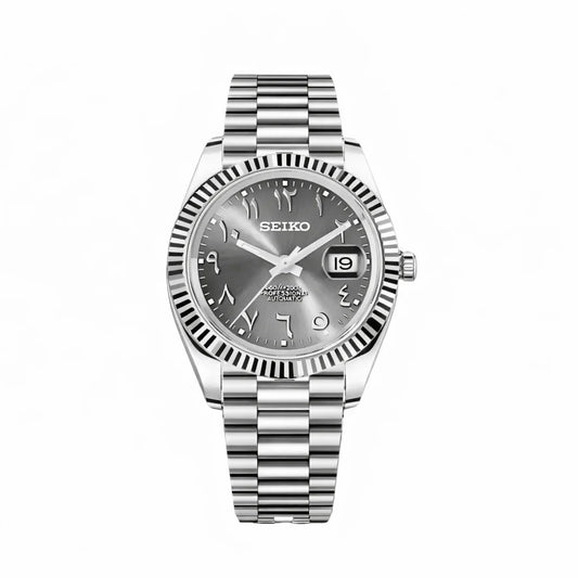 Seiko Datejust Gray Arabic Dial