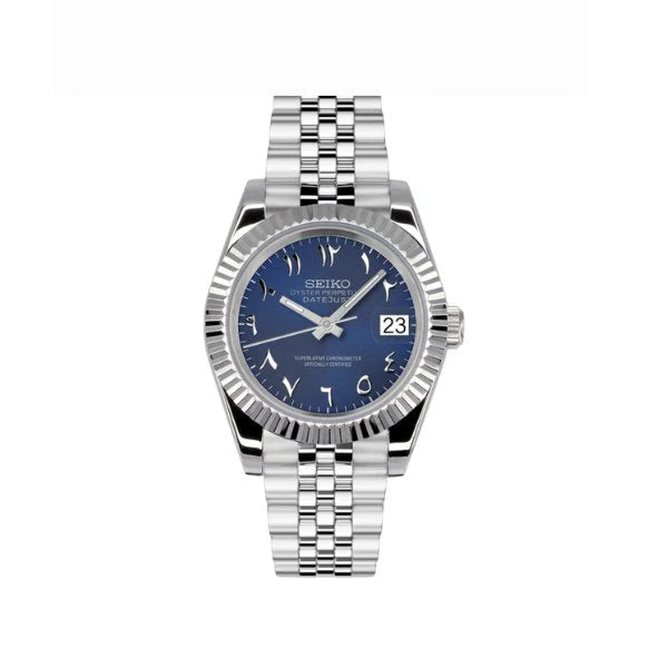 Seiko Datejust Blue Arabic Dial