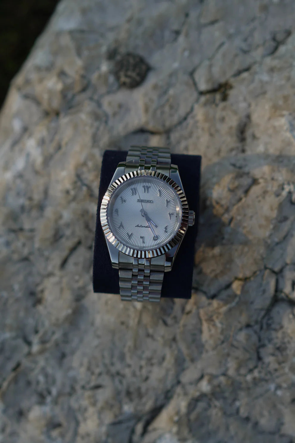 Seiko Datejust White Arabic Dial