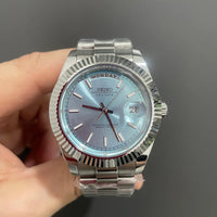 Seiko Day-Date Light Blue