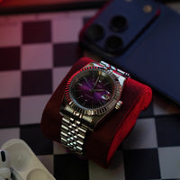 Seiko Datejust Purple Dial