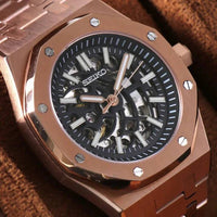 Seiko Royal Oak Rose Gold Skeleton
